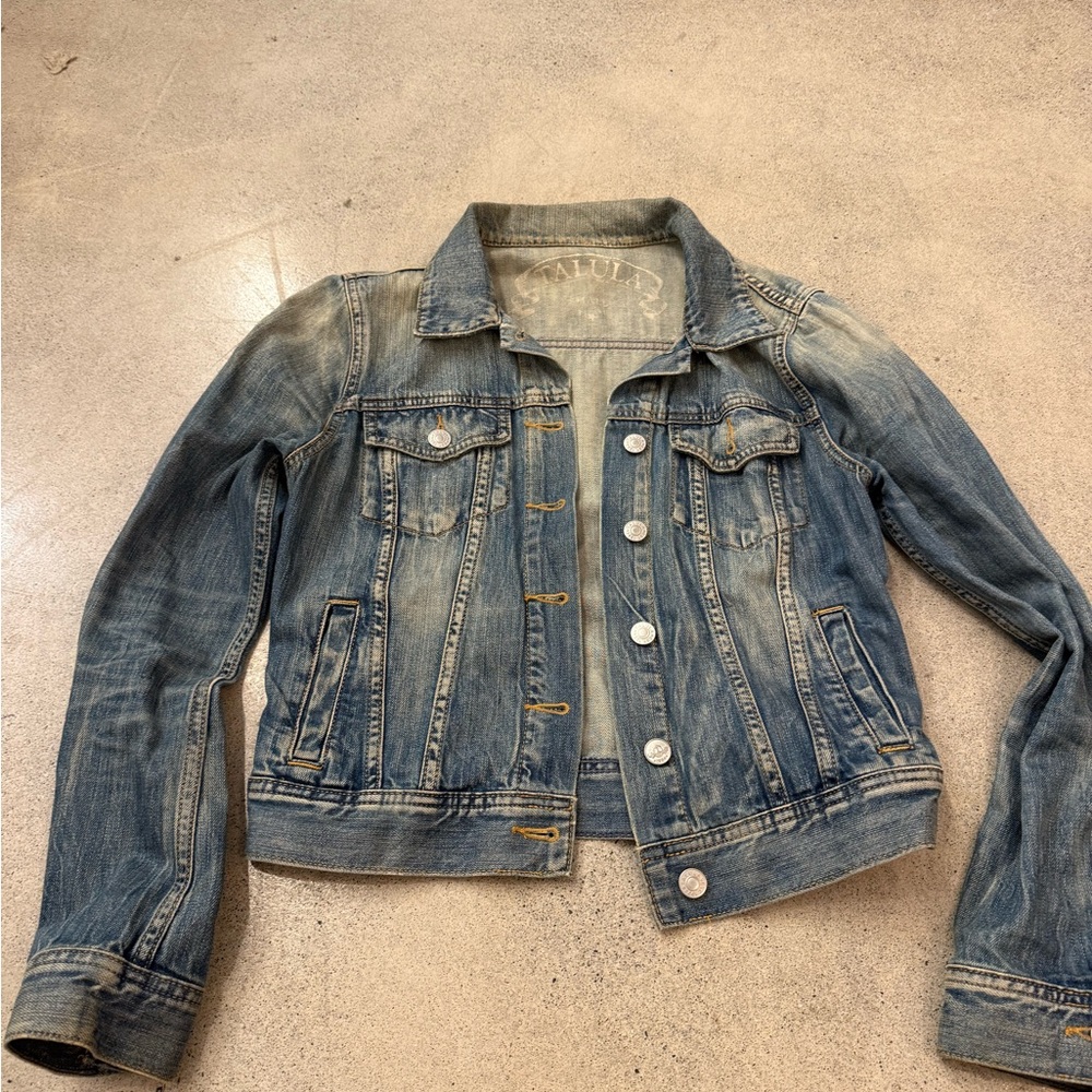 Talula Faded Blue Jean Jacket